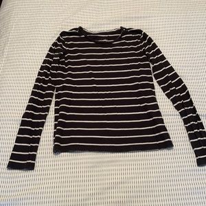 Everlane striped long sleeve tee